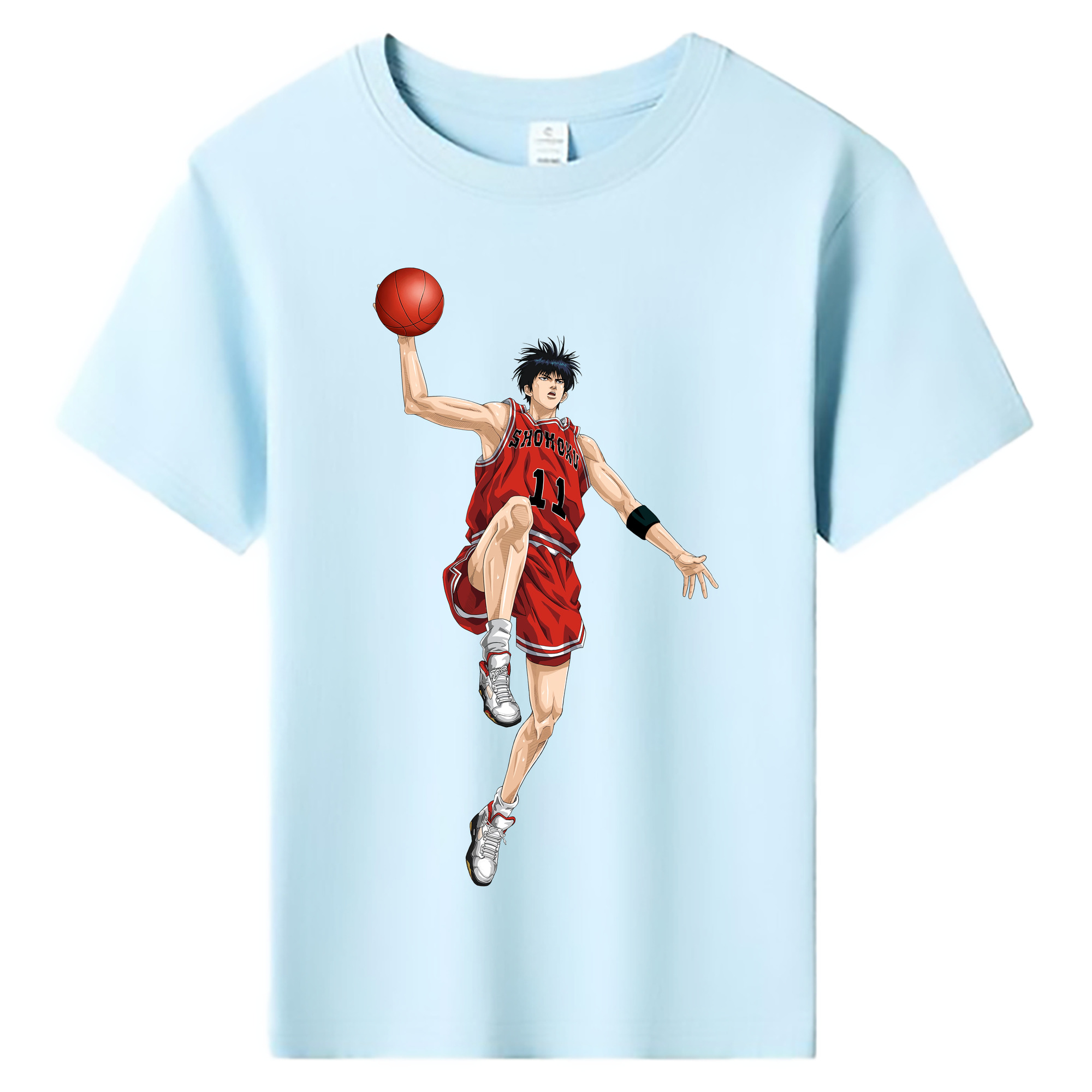 （画像用） SLAM DUNK／スラムダンク 綿100％キッズTシャツ（フロントプリント）